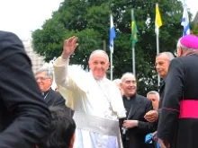 Pope Francis in Rio for World Youth Day July 24, 2013. 