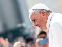 Pope Francis in St. Peter's Square Aug. 28, 2019. 