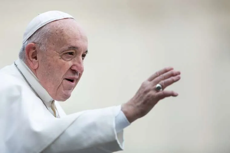 Pope Francis in St. Peter's Square Feb. 26, 2020. ?w=200&h=150