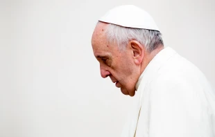 Pope Francis in St. Peter's Square Jan. 31, 2018.   Daniel Ibanez/CNA.