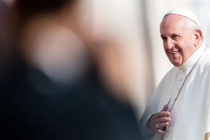 Pope Francis in St Peters Square Oct 2 2019 Credit Daniel Ibanez CNA