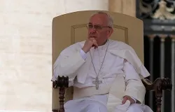 Pope Francis in St. Peter's Square prior to a General Audience, May 22, 2013. ?w=200&h=150