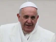 Pope Francis in St. Peter's Square during the Wednesday general audience on Nov. 27, 2013. 