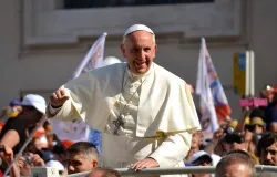 Pope Francis in St. Peter's Square for the Italian Sporting Center's June 7 events. ?w=200&h=150