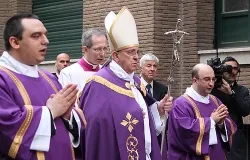 Pope Francis leads the Ash Wednesday procession on Rome's Aventine Hill, March 5, 2014. ?w=200&h=150