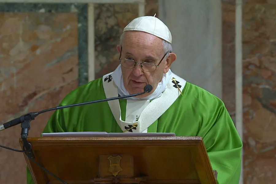Pope Francis makes closing remarks for the Vatican abuse summit in the Sala Regia Feb. 24, 2019. ?w=200&h=150