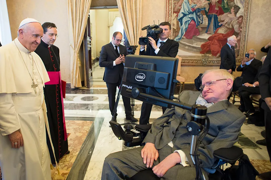 Pope Francis meets with Stephen Hawking, Nov. 28, 2016. ?w=200&h=150
