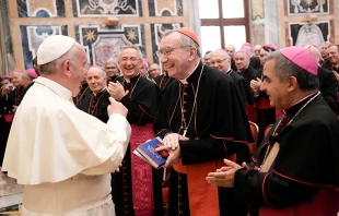 Pope Francis meets with apostolic nuncios at the Vatican, Sept. 17, 2016.   L'Osservatore Romano.