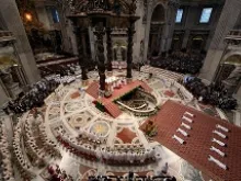 Pope Francis ordained ten men as priests in St. Peter's Basilica on April 21, 2013. 
