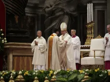 Pope Francis ordains priests in St. Peter's Basilica May 7, 2017. 