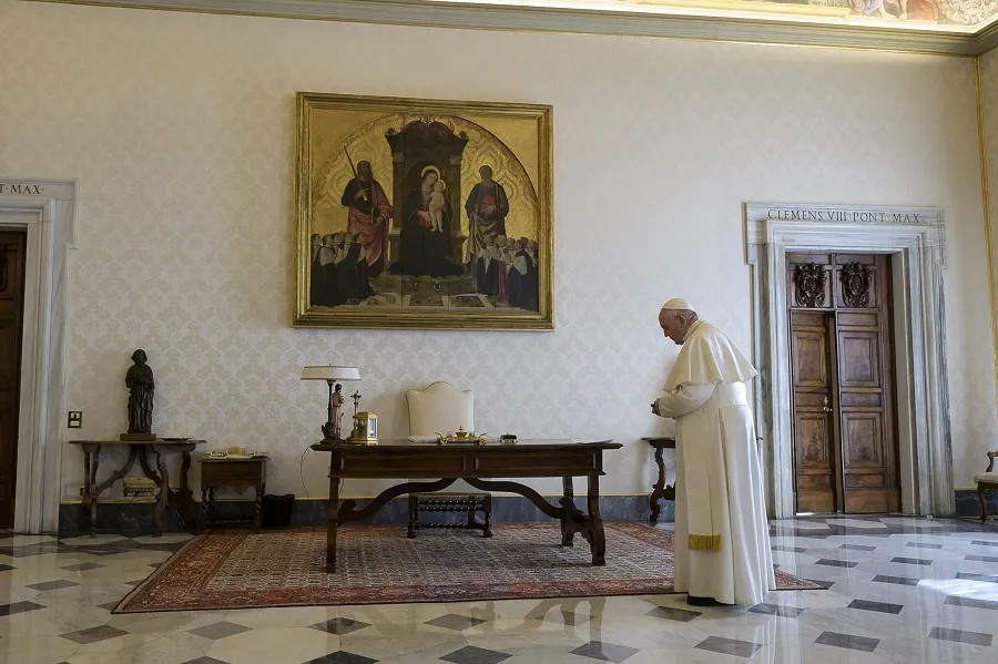 Pope Francis prays global Our Father March 25, 2020. ?w=200&h=150