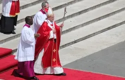 Pope Francis presides of Pentecost Sunday Mass in St. Peter's Square on May 19, 2013. ?w=200&h=150