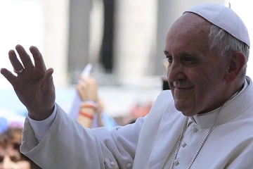 Pope Francis rides through St Peters Square after Mass on April 28 2013 Credit Stephen Driscoll CNA 3 CNA 4 29 13