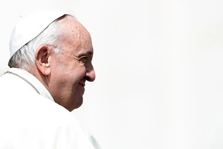 Pope Francis. Credit: Daniel Ibanez/CNA