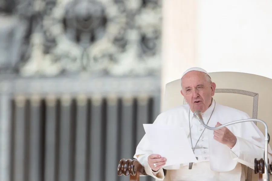 Pope Francis speaks at the general audience Sept. 18, 2019. ?w=200&h=150