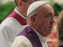 Pope Francis took part in a penitential service at St. Peter's Basilica, March 28, 2014 