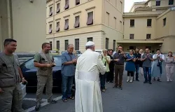 Pope Francis visits with Vatican workers on August 9, 2013. ?w=200&h=150