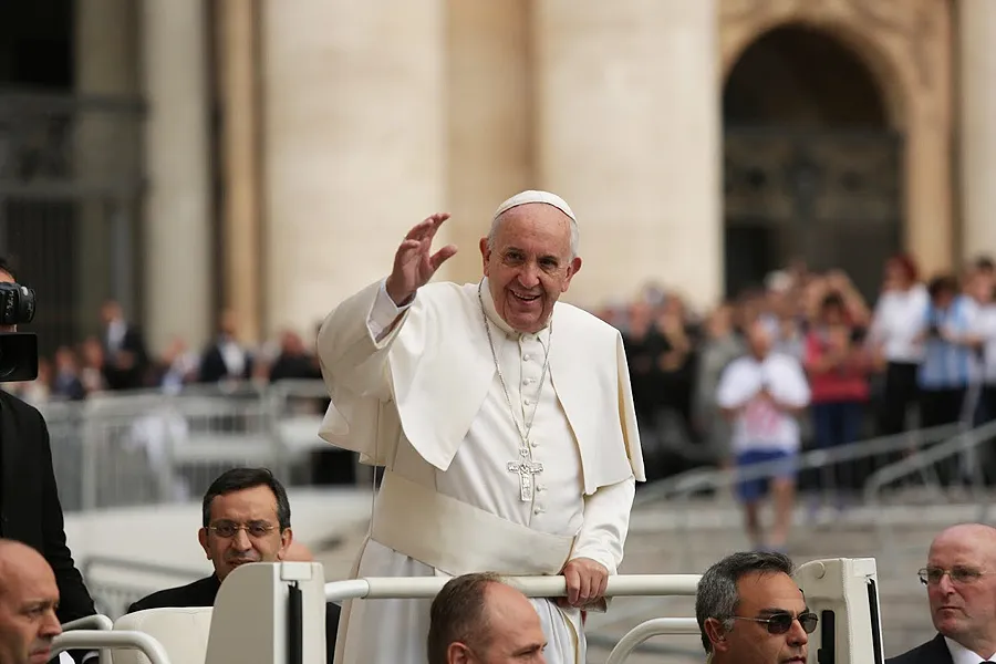 Pope Francis at the General Audience in St. Peter's Square, Oct. 7, 2015. ?w=200&h=150