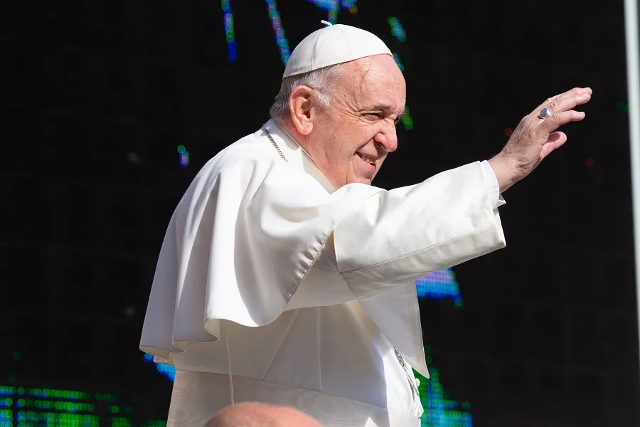 Pope Francis waves in St. Peter's Square May 8, 2019. ?w=200&h=150