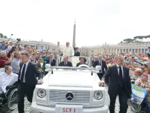 Pope Francis at the General Audience in St. Peter's Square, June 15, 2016. 