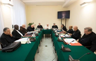 Pope Francis meets with the Council of Cardinals, Feb. 13, 2017.   L'Osservatore Romano.