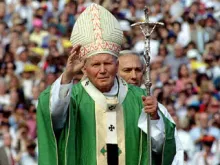 St. John Paul II, to whom the residence of the Bishop of Miao was dedicated in May.