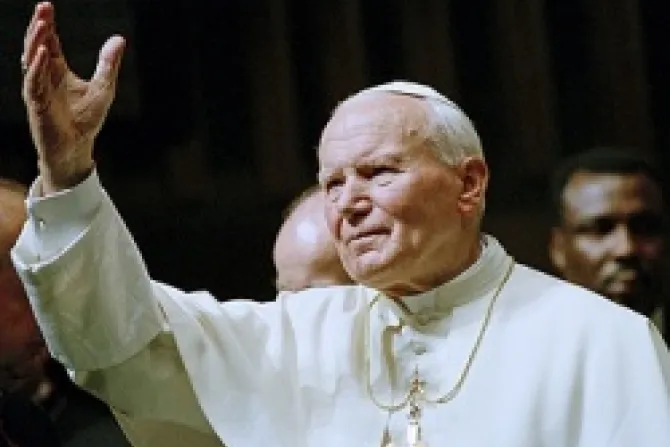 Pope John Paul II Visits United Nations Credit UN Photo Evan Schneider CNA