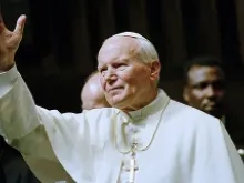 Pope John Paul II Visits United Nations. 
