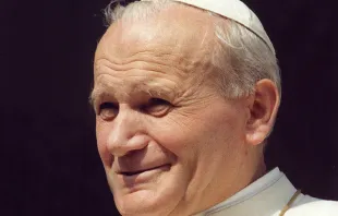 St. John Paul II at the General Audience in St. Peter's Square, Oct. 21, 1981.   L'Osservatore Romano.