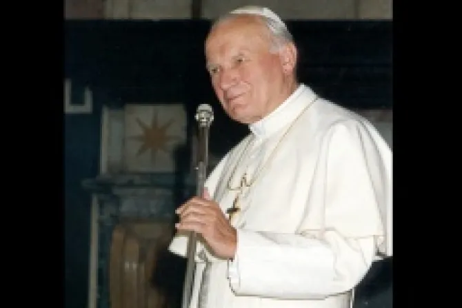 Pope John Paul II at the Vatican CNA 4 23 14