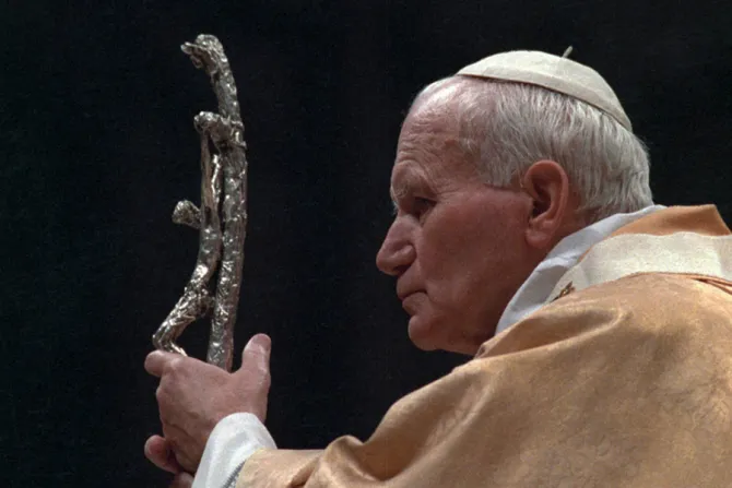 Pope John Paul II circa 1991 Credit   LOsservatore Romano CNA 9 11 15