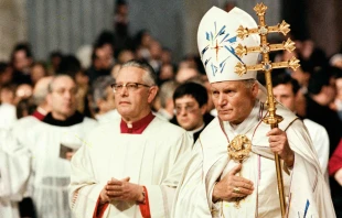 St. John Paul II in St. Peter's Basilica, March 25, 1983.   L'Osservatore Romano.