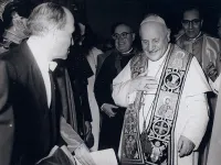 St. John XXIII at the canonization of St. Martin de Porres, May 6, 1962.