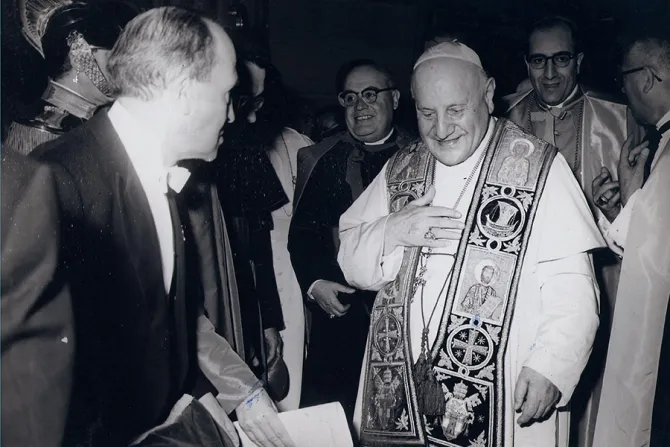 Pope John XXIII at the Canonization of St Martin de Porres CNA stock photo CNA