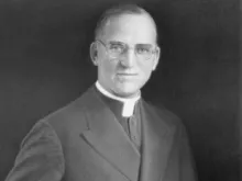 Portrait of Father Flanagan created by Boys Town alum Paul Otera, courtesy of the Archdiocese of Omaha