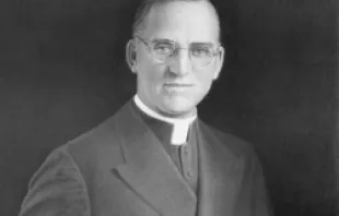 Portrait of Father Flanagan created by Boys Town alum Paul Otera, courtesy of the Archdiocese of Omaha 