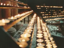 Prayer candles. 