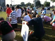 Prayer outside a late-term abortion clinic in Germanton, Pa., August, 2011. 