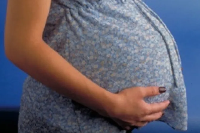 Pregnant woman CNA US Catholic News 1 30 12