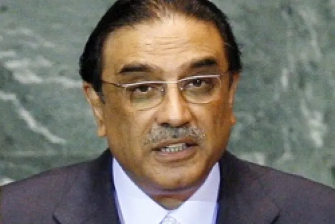 President Asif Ali Zardari of Pakistan Credit UN Photo Marco Castro CNA World Catholic News 8 20 12