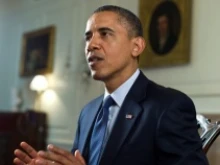 President Barack Obama gives his weekly address, May 5, 2012. 