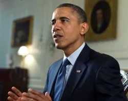 President Barack Obama gives his weekly address, May 5, 2012. ?w=200&h=150