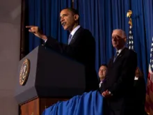 President Obama delivers remarks on the health insurance reform bill, March 23, 2010. 