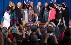 President Obama signs S. 47, the Violence Against Women Reauthorization Act of 2013, at the U.S. Dept. of Interior on March 7, 2013. Official White House Photo by Chuck Kennedy.?w=200&h=150