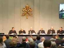Press conference at the Vatican Press Office on Oct. 15, 2014. 