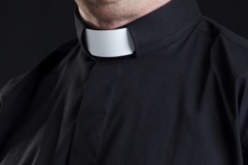 Priest collar Credit Lisa F Young via wwwshutterstockcom CNA