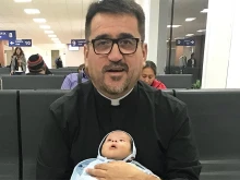 Fr. Omar Sanchez Portillo and Ismael