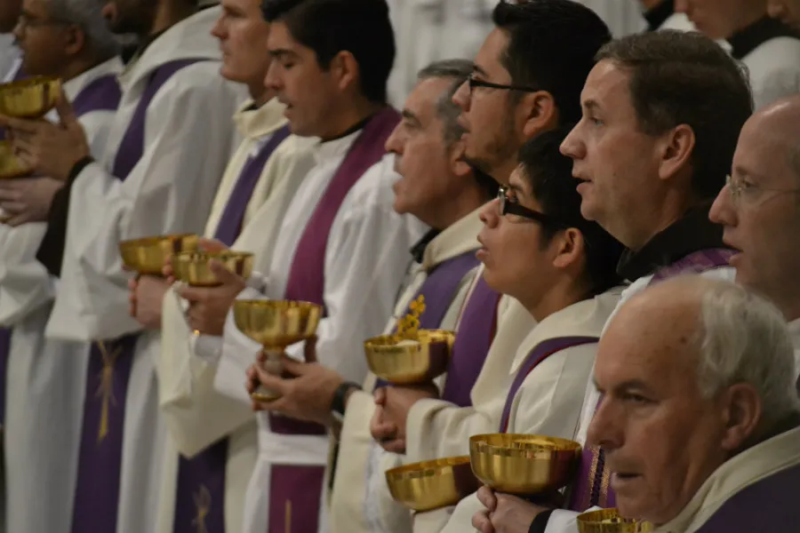 Priests at the Nov. 30 Mass opening the Year for Consecrated Life. ?w=200&h=150