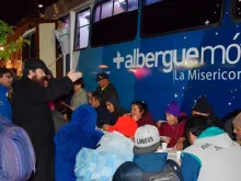 Anniversary celebration for the "Mobile Mercy Shelter," May 15, 2018, Concepcion, Chile. 
