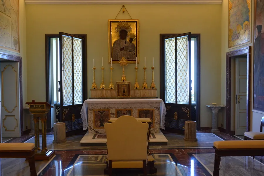 The private chapel in the papal residence at Castel Gandolfo. ?w=200&h=150